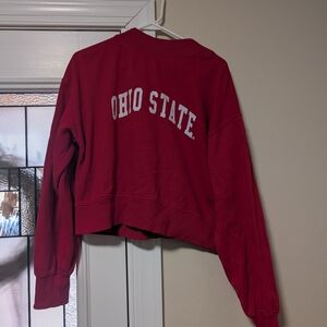 Ohio State Women's Red Sweatshirt